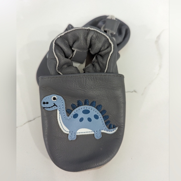 Dinosaur baby soft shoes. Infant. - Picture 2 of 6